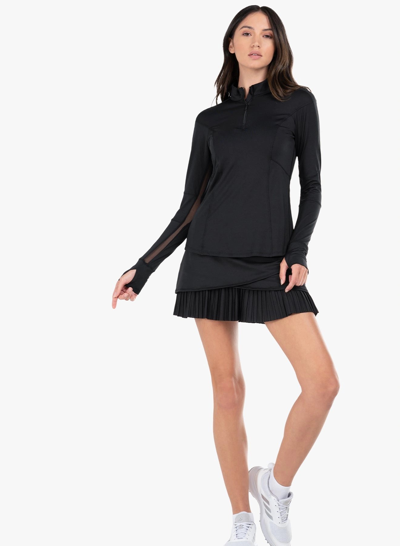 Maglia a manica lunga 1/4 zip: comfort e stile in un unico capo d'abbigliamento!